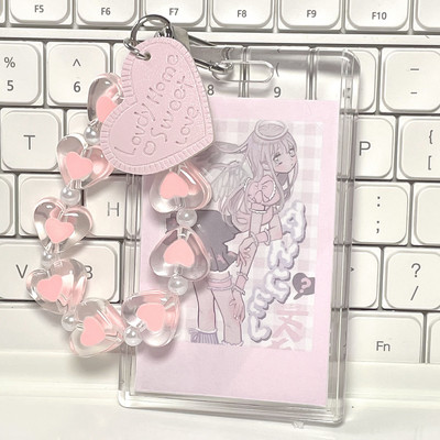 MINKYS New Arrival Kawaii 3 ιντσών Θήκη φωτογραφικής κάρτας Kpop Πιστωτική κάρτα ταυτότητας Τραπεζικής κάρτας Οθόνη Προστατευτική θήκη κάρτας λεωφορείου Κρεμαστό