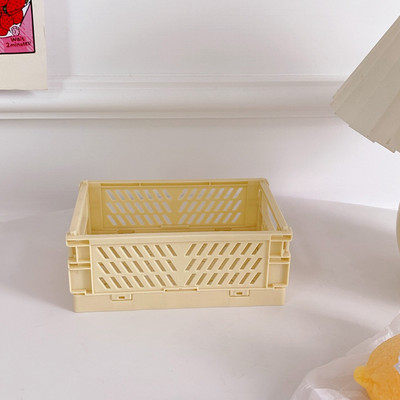 Kawaii Solid divslāņu rakstāmgalda organizators galddatora glabāšanas plaukts studentu kopmītnes saliekamais dobais plaukts ādas kopšanas plaukts