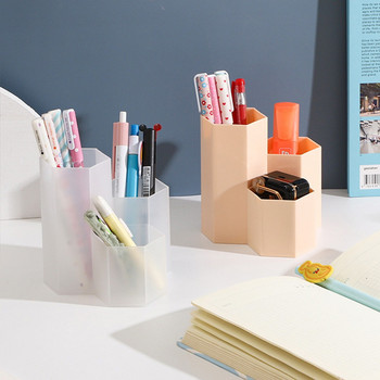 4 стила Японски органайзер за бюро Поставка за писалка Кутия за съхранение на четка за грим за ученически пособия Kawaii Канцеларски материали Офис аксесоари