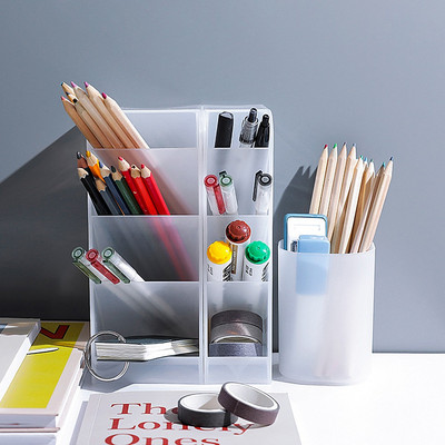 4 stílusú japán íróasztal szervező tolltartó sminkecset tároló doboz iskolai kellékekhez Kawaii írószer irodai kiegészítők