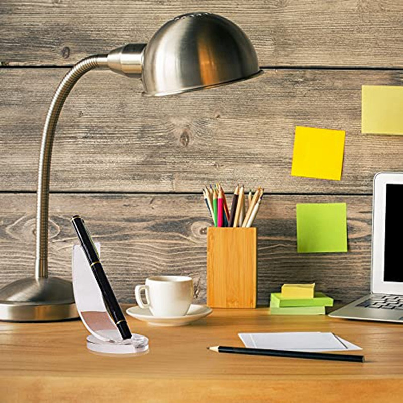 2 gabalu akrila pildspalvu turētāja displeja statīvs zīmuļu displeja turētājs strūklakas pildspalvas lodīšu pildspalvas displeja statīvs