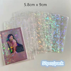 MINKYS 10PCS 25PCS Pack Kpop Photocards Film Protector Idol Photo Sleeves Držač sa zaštitnikom ekrana Školski pribor