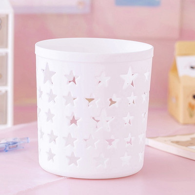 Creative Hollow Stars pildspalvu zīmuļu podiņa turētājs Otas uzglabāšanas trauks Rakstāmgalda organizators Plastmasas kancelejas piederumu pildspalvu turētājs Biroja piederumi