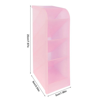 Galda organizators pildspalvām, otu statīvs Galda zīmuļu turētājs skolas piederumiem Kawaii kancelejas piederumu un biroja kosmētikas uzglabāšanas kaste