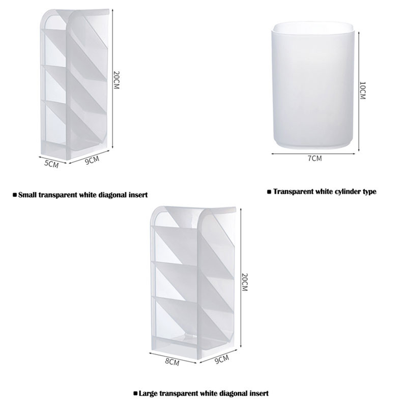 Galda organizators pildspalvām Otas turētājs Zīmuļu turētājs skolas piederumiem Kawaii kancelejas piederumu biroja kosmētikas organizators kosmētikai