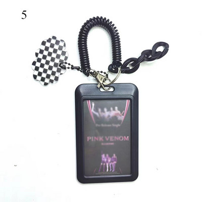 Kpop 3 ιντσών Ακρυλικό Διαφανές Θήκη για Φωτογραφική Κάρτα Κορεάτικη θήκη για κάρτες ειδώλων Χαριτωμένη τσάντα κινουμένων σχεδίων Σχολική γραφική ύλη