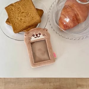 Kawaii Cartoon Animal Series Meki pliš 3 inča Kpop Držač fotokartice Držač fotokartice Torba Privjesak Školski pribor