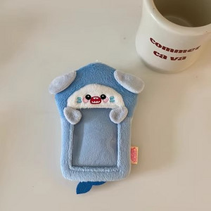 Kawaii Cartoon Animal Series Meki pliš 3 inča Kpop Držač fotokartice Držač fotokartice Torba Privjesak Školski pribor