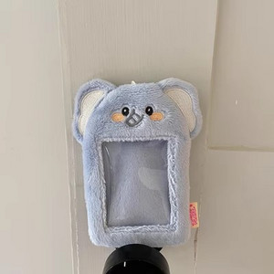 Kawaii Cartoon Animal Series Meki pliš 3 inča Kpop Držač fotokartice Držač fotokartice Torba Privjesak Školski pribor