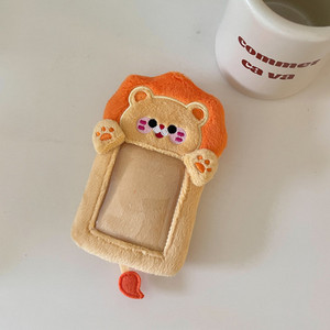 Kawaii Cartoon Animal Series Meki pliš 3 inča Kpop Držač fotokartice Držač fotokartice Torba Privjesak Školski pribor