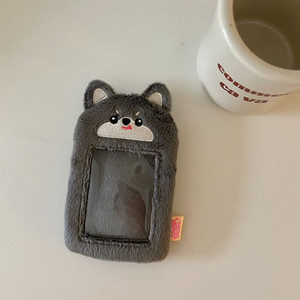 Kawaii Cartoon Animal Series Meki pliš 3 inča Kpop Držač fotokartice Držač fotokartice Torba Privjesak Školski pribor