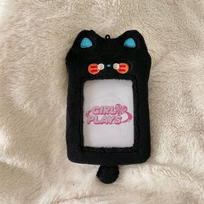 Kawaii Cartoon Animal Series Meki pliš 3 inča Kpop Držač fotokartice Držač fotokartice Torba Privjesak Školski pribor