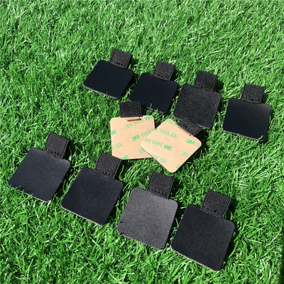 10 gab., pašlīmējoša, melna ādas pildspalvas zīmuļa elastīgā cilpa piezīmjdatoriem, žurnāliem