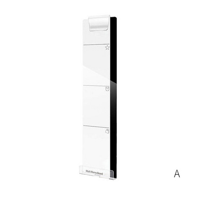 Creative akrilo monitoriaus pranešimų lenta lipniam lapeliui skaidrios vardo kortelės telefono laikiklis stalinis plastikinis laikiklis raštinės reikmenys