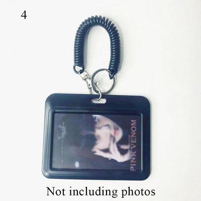 INS Milk Blue fotokaardihoidja Krediit-ID Pangakaardi fotode hoidik Idol postkaardikaardi kaitseümbris ripatsiga