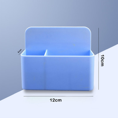 Цветен настолен държач за писалка Магнитна бяла дъска Писалка за маркиране Кутия за съхранение Офис Училищна пластмасова кутия Настолна писалка Молив Органайзер Химикалка