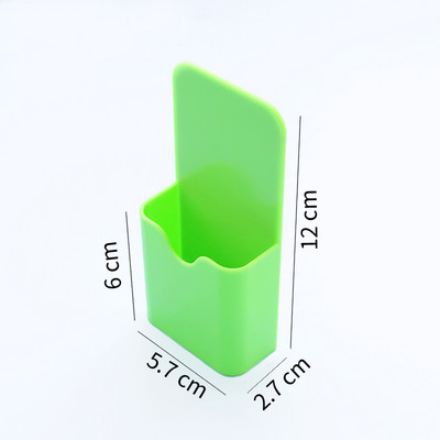 Цветен настолен държач за писалка Магнитна бяла дъска Писалка за маркиране Кутия за съхранение Офис Училищна пластмасова кутия Настолна писалка Молив Органайзер Химикалка