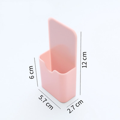 Цветен настолен държач за писалка Магнитна бяла дъска Писалка за маркиране Кутия за съхранение Офис Училищна пластмасова кутия Настолна писалка Молив Органайзер Химикалка