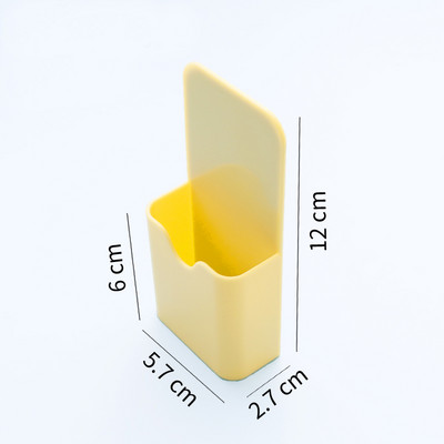 Цветен настолен държач за писалка Магнитна бяла дъска Писалка за маркиране Кутия за съхранение Офис Училищна пластмасова кутия Настолна писалка Молив Органайзер Химикалка