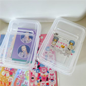 Kutija za pohranu fotografija od 3 inča, prozirne naljepnice, korejski idol, držač kartice, organizator za pohranu na stolu, kutija za klasifikaciju, pisac