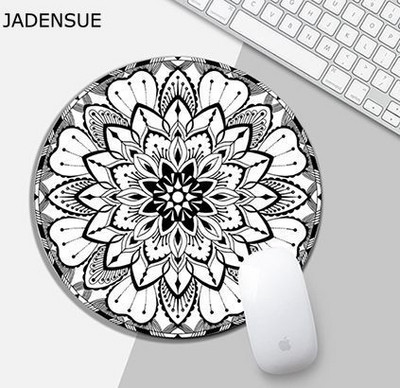 Okrugla podloga za miš Deskpad Uredski dodaci Podloga za miš Mandala cvijet Laptop Mouse Podloga Računalna tipkovnica Podloga za stol Podloge