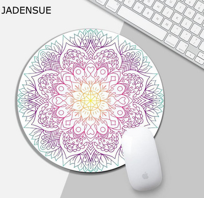 Okrugla podloga za miš Deskpad Uredski dodaci Podloga za miš Mandala cvijet Laptop Mouse Podloga Računalna tipkovnica Podloga za stol Podloge