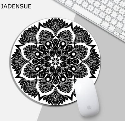 Okrugla podloga za miš Deskpad Uredski dodaci Podloga za miš Mandala cvijet Laptop Mouse Podloga Računalna tipkovnica Podloga za stol Podloge