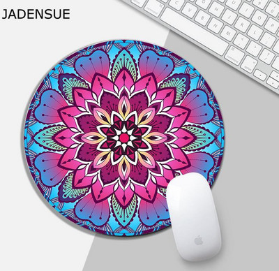 Okrugla podloga za miš Deskpad Uredski dodaci Podloga za miš Mandala cvijet Laptop Mouse Podloga Računalna tipkovnica Podloga za stol Podloge