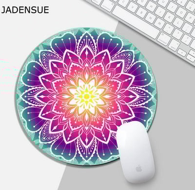 Okrugla podloga za miš Deskpad Uredski dodaci Podloga za miš Mandala cvijet Laptop Mouse Podloga Računalna tipkovnica Podloga za stol Podloge