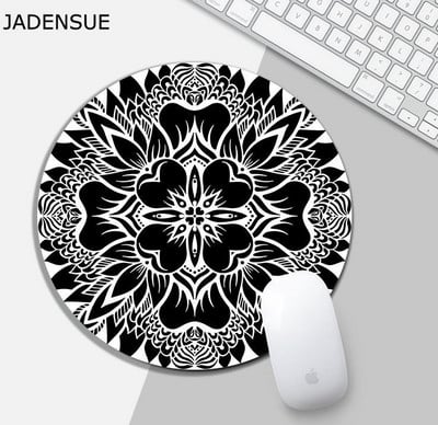 Okrugla podloga za miš Deskpad Uredski dodaci Podloga za miš Mandala cvijet Laptop Mouse Podloga Računalna tipkovnica Podloga za stol Podloge