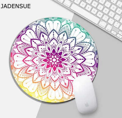 Okrugla podloga za miš Deskpad Uredski dodaci Podloga za miš Mandala cvijet Laptop Mouse Podloga Računalna tipkovnica Podloga za stol Podloge