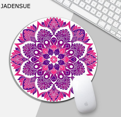 Okrugla podloga za miš Deskpad Uredski dodaci Podloga za miš Mandala cvijet Laptop Mouse Podloga Računalna tipkovnica Podloga za stol Podloge