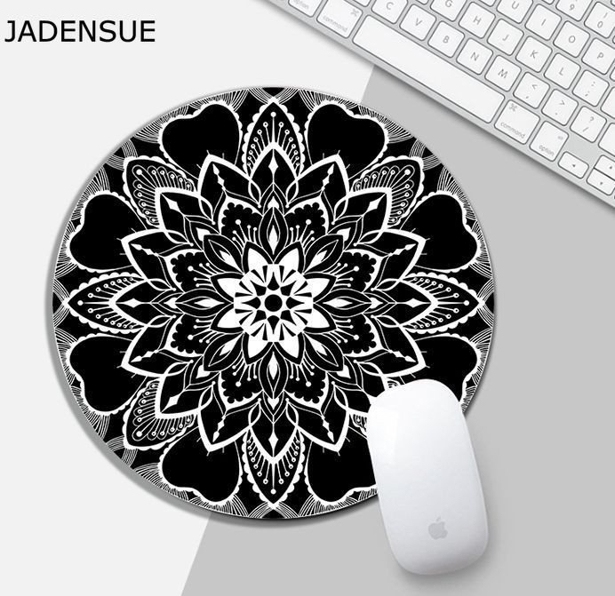 Okrugla podloga za miš Deskpad Uredski dodaci Podloga za miš Mandala cvijet Laptop Mouse Podloga Računalna tipkovnica Podloga za stol Podloge