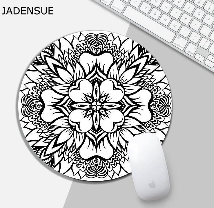 Okrugla podloga za miš Deskpad Uredski dodaci Podloga za miš Mandala cvijet Laptop Mouse Podloga Računalna tipkovnica Podloga za stol Podloge