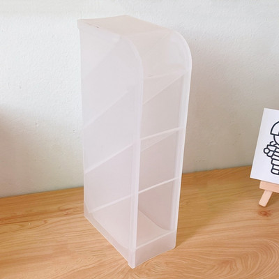 Kawaii Macaroon držač za olovke u boji 4 pojasa Stolni organizator Veliki stol Kozmetika Kutija za pohranu olovaka Uredska školska dopisnica