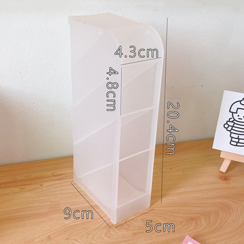 Kawaii Macaroon držač za olovke u boji 4 pojasa Stolni organizator Veliki stol Kozmetika Kutija za pohranu olovaka Uredska školska dopisnica