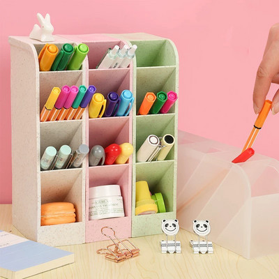 Sharkbang stolni držač za olovku, olovka, kutija za pohranu šminke, Kawaii, stolni organizator, stalak, torbica, uredski materijal za školu