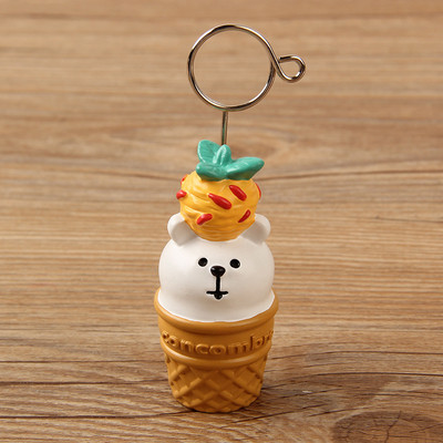 Drăguț porc de desene animate panda pisică în formă de broaște suport foto Suport pentru card Memo Clip Suport pentru notițe pentru mesaje birou, școală, acasă, birou, decorațiuni