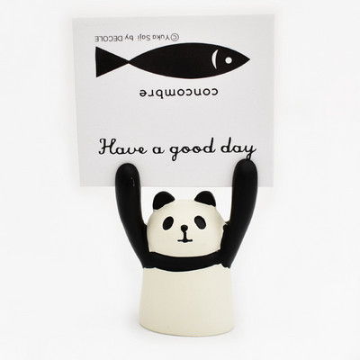 Drăguț porc de desene animate panda pisică în formă de broaște suport foto Suport pentru card Memo Clip Suport pentru notițe pentru mesaje birou, școală, acasă, birou, decorațiuni