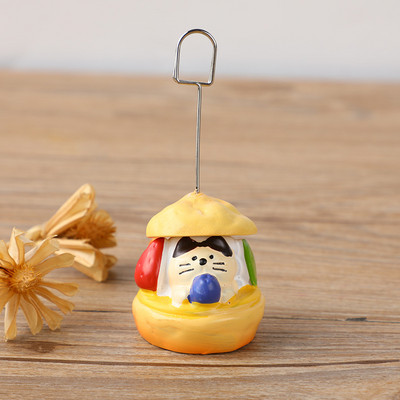 Drăguț porc de desene animate panda pisică în formă de broaște suport foto Suport pentru card Memo Clip Suport pentru notițe pentru mesaje birou, școală, acasă, birou, decorațiuni