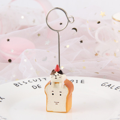 Drăguț porc de desene animate panda pisică în formă de broaște suport foto Suport pentru card Memo Clip Suport pentru notițe pentru mesaje birou, școală, acasă, birou, decorațiuni