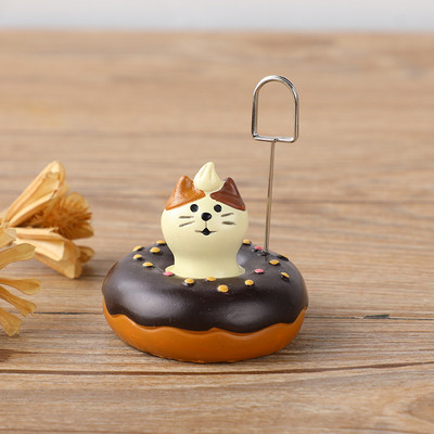 Drăguț porc de desene animate panda pisică în formă de broaște suport foto Suport pentru card Memo Clip Suport pentru notițe pentru mesaje birou, școală, acasă, birou, decorațiuni