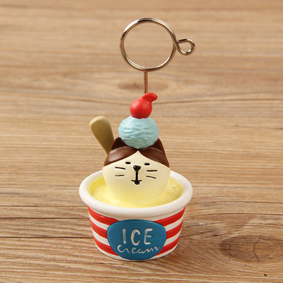 Drăguț porc de desene animate panda pisică în formă de broaște suport foto Suport pentru card Memo Clip Suport pentru notițe pentru mesaje birou, școală, acasă, birou, decorațiuni