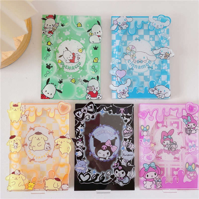 Slatki crtani okvir za fotografije Stalak Polaroid Chasing Star Idol Dekoracija fotokartica Akrilni stolni pribor Kawaii pribor