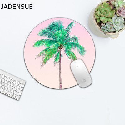 Roztomilá podložka pod myš Kawaii s rastlinným vzorom, gumová podložka pod myš pre PC, herná podložka pod myš pre kanceláriu, PC, notebook, herný stôl