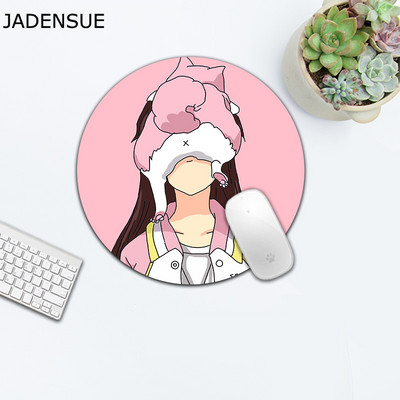Roztomilá podložka pod myš Kawaii s rastlinným vzorom, gumová podložka pod myš pre PC, herná podložka pod myš pre kanceláriu, PC, notebook, herný stôl