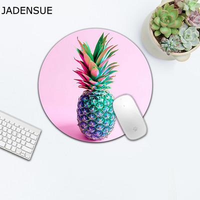 Roztomilá podložka pod myš Kawaii s rastlinným vzorom, gumová podložka pod myš pre PC, herná podložka pod myš pre kanceláriu, PC, notebook, herný stôl