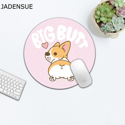 Roztomilá podložka pod myš Kawaii s rastlinným vzorom, gumová podložka pod myš pre PC, herná podložka pod myš pre kanceláriu, PC, notebook, herný stôl