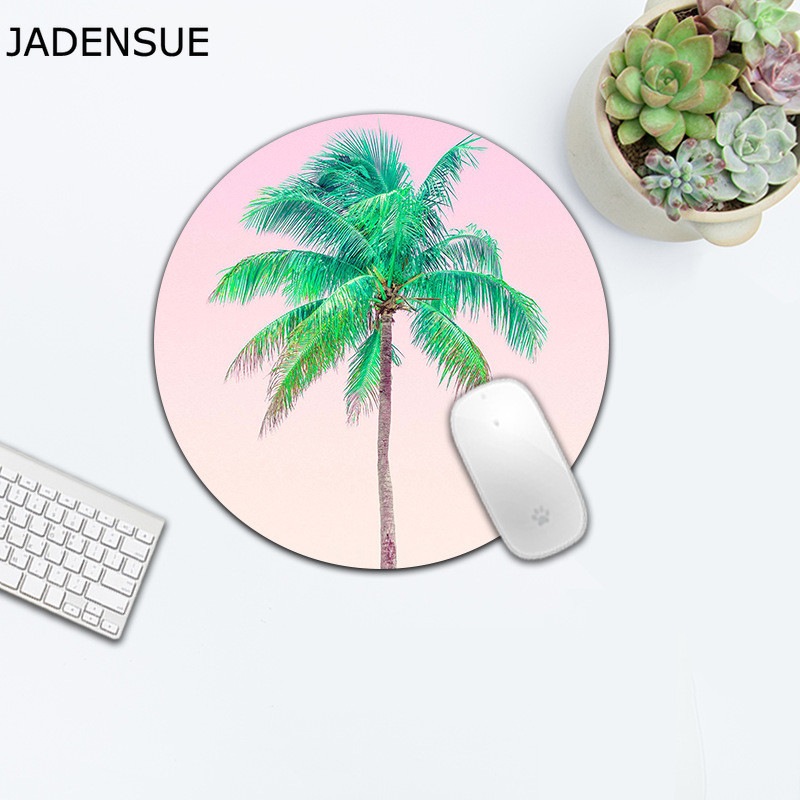 Roztomilá podložka pod myš Kawaii s rastlinným vzorom, gumová podložka pod myš pre PC, herná podložka pod myš pre kanceláriu, PC, notebook, herný stôl