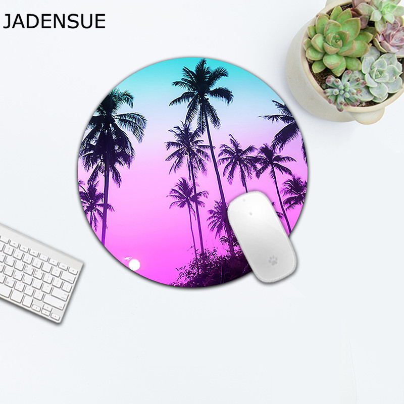 Roztomilá podložka pod myš Kawaii s rastlinným vzorom, gumová podložka pod myš pre PC, herná podložka pod myš pre kanceláriu, PC, notebook, herný stôl